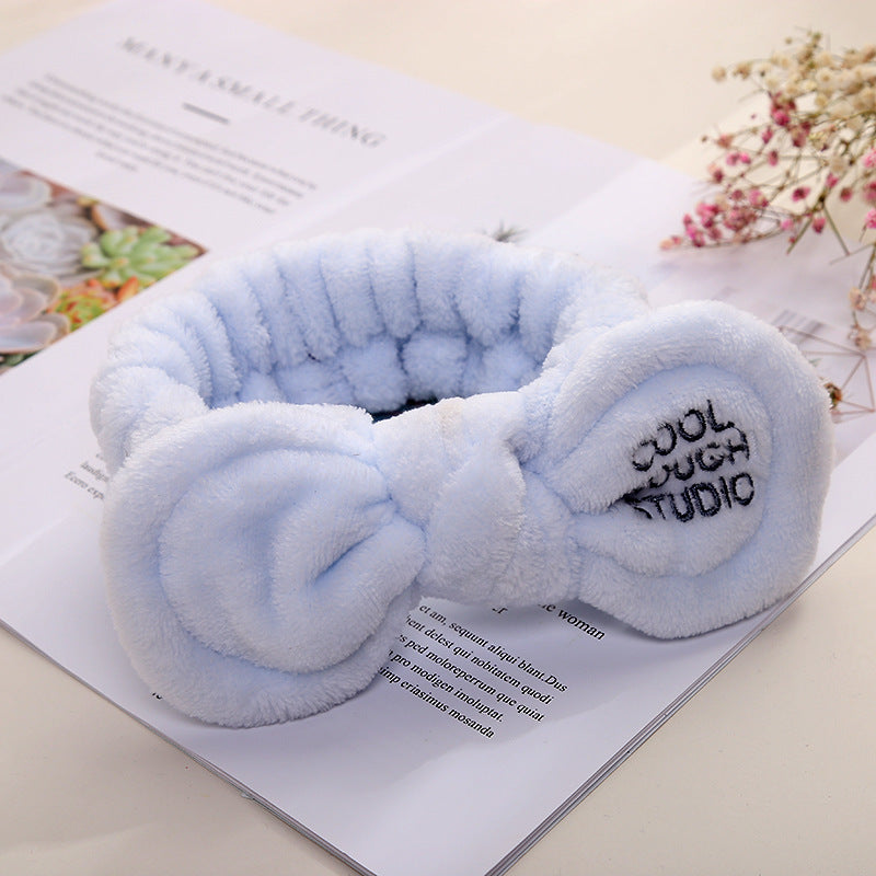 Cute Korean Style Plush Bow Hairband Women Cute Korean Style Plush Bow Hairband Women
